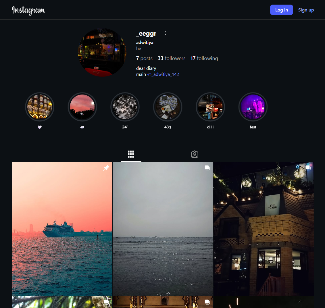 Instagram Profile