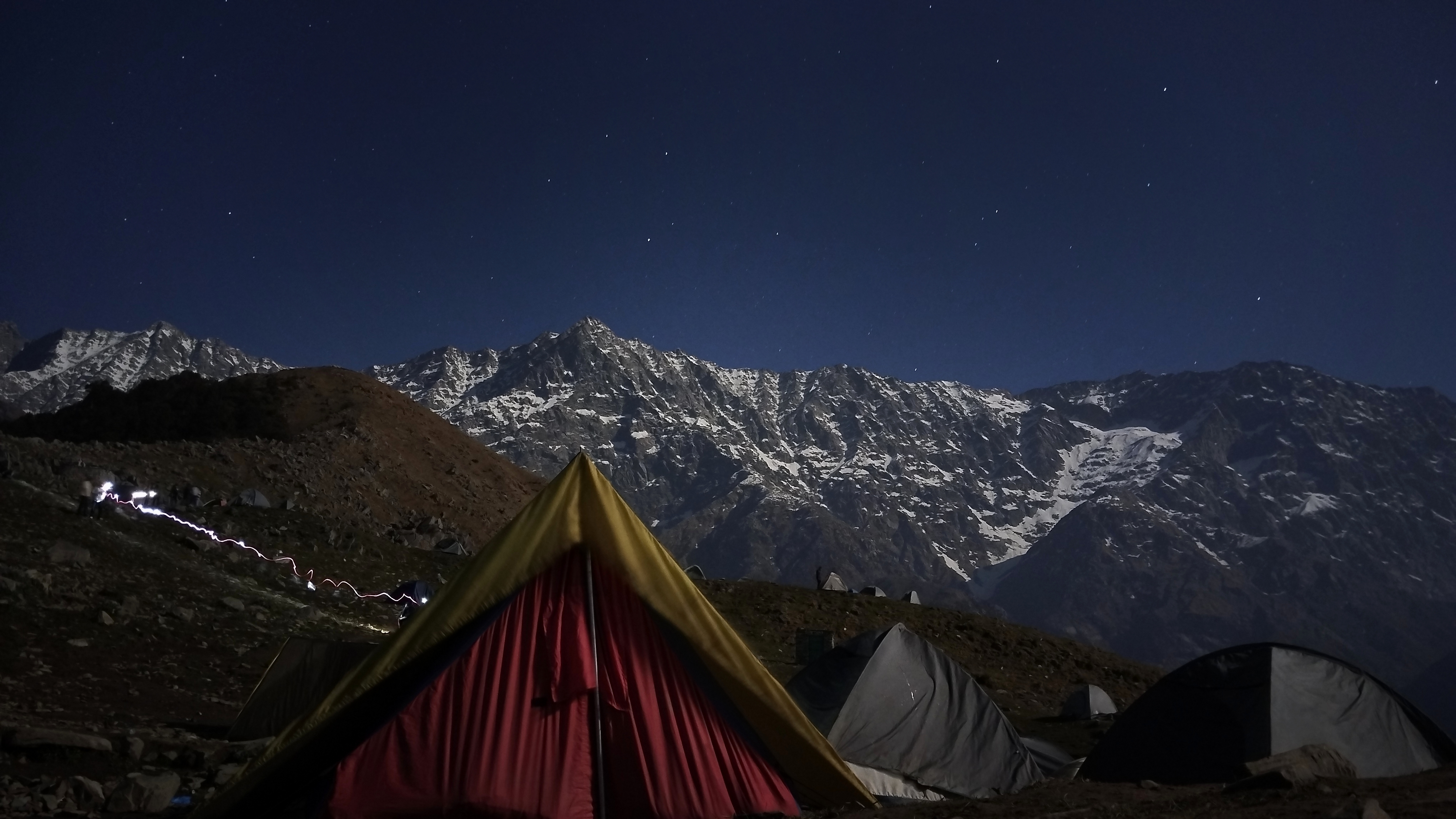 NIGHT FROM THE TRIUND TREK, MCLEOD GANJ.
